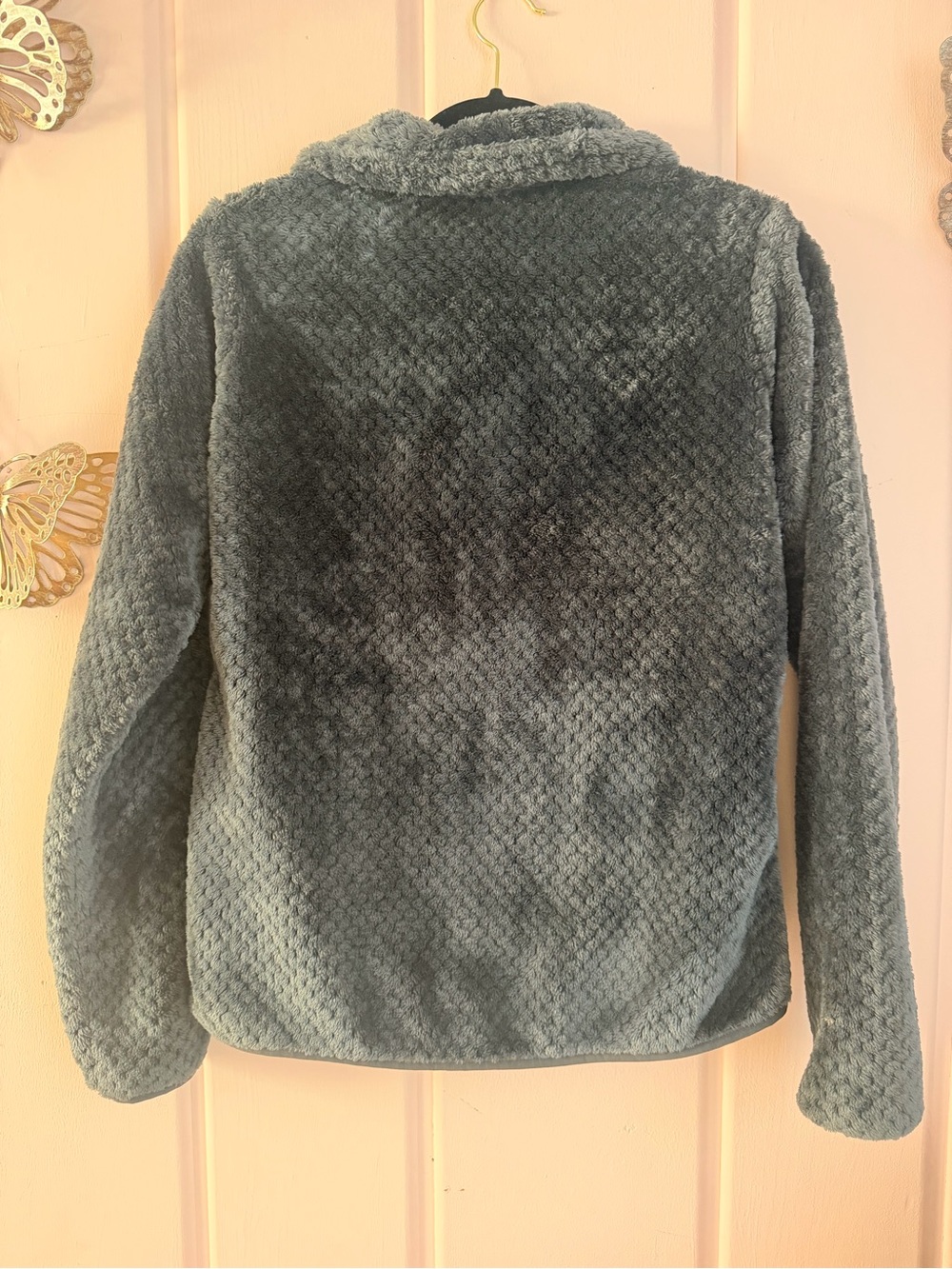 Columbia Women's Gray Teddy Fleece Jacket SzS - Picture 2 of 4